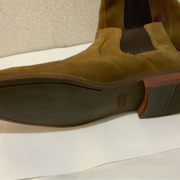 JOHNSON & MURPHY Mens Brown Goring Comfort Danby Round Toe Boots Shoes 11M - Picture 9 of 11